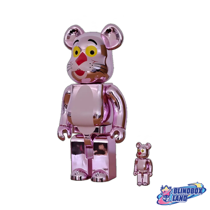 Bearbrick Pink Panther Chrome Blindbox Land