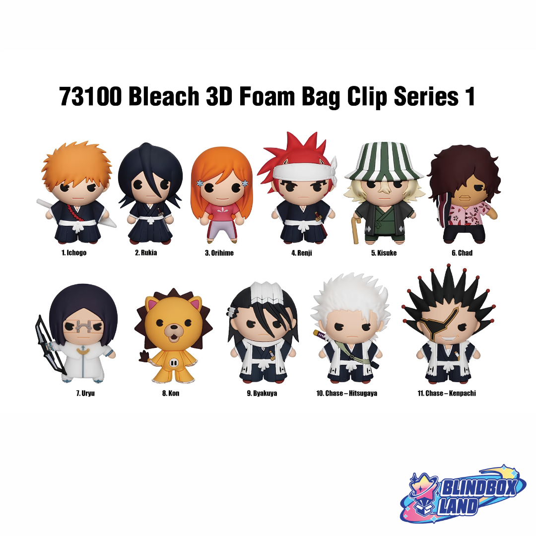 Bleach Figural Bag Clip Alle mit namen Blindbox Land