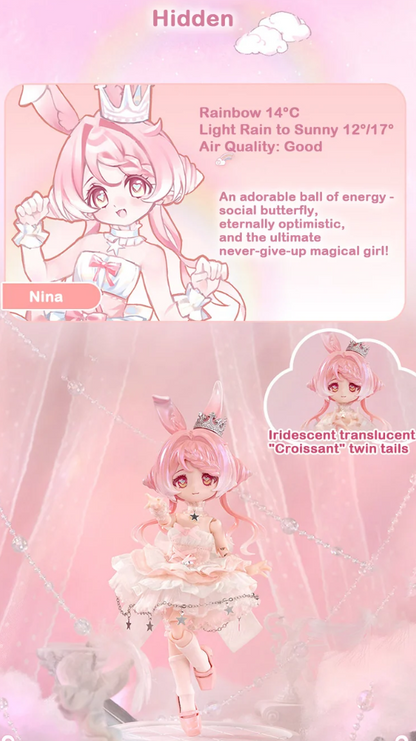 Bonnie's Third Generation Meteorological BJD Action Figure Secret Nina Blindbox Land
