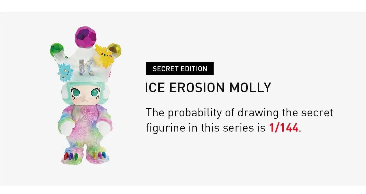 POP MART - Molly x INSTINCTOY Erosion Molly costume Series, Blindbox