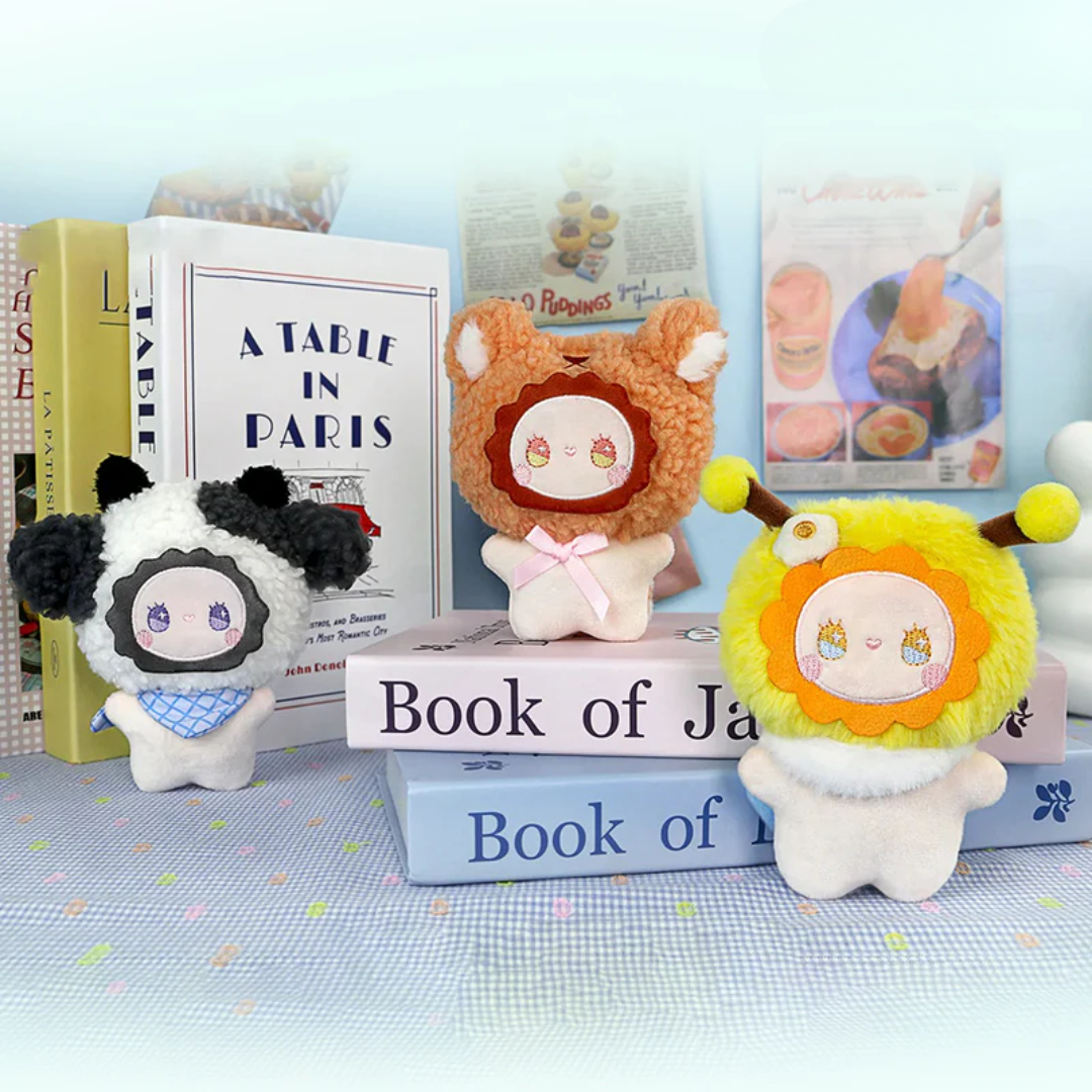 EMMA Fuzzy Family Squishy Product Show Blindbox Land