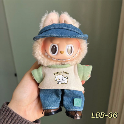 Labubu Plush Outfit Lucky Bag (Exciting Macaron)