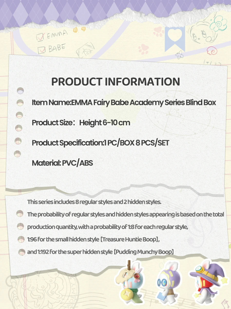 Emma Secret Forest Fairy Babe Academy Product Info Blindbox Land