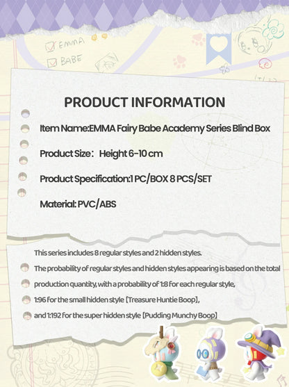 Emma Secret Forest Fairy Babe Academy Product Info Blindbox Land