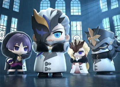 Genshin Impact Fatui Harbingers Series Chibi Figure Product Display Blindbox Land