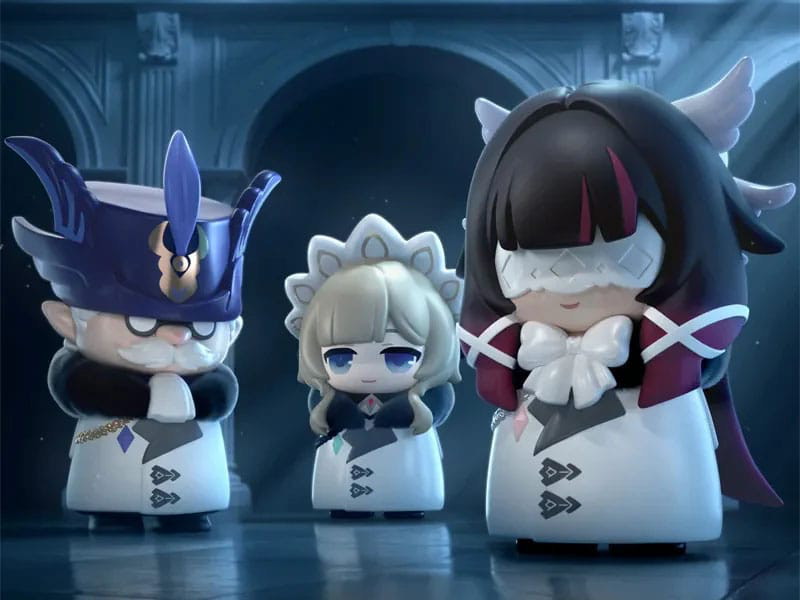 Genshin Impact Fatui Harbingers Series Chibi Figure Product Display 2 Blindbox Land