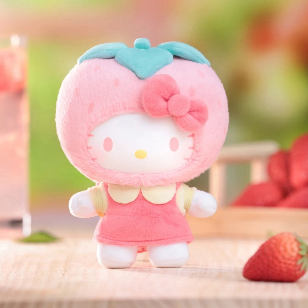Hello Kitty - Fruity Paradise Plush Keyring Series Sweet Strawberry Blindbox Land