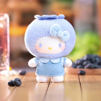 Hello Kitty - Fruity Paradise Plush Keyring Series Sweet and Sour Blueberry Blindbox Land