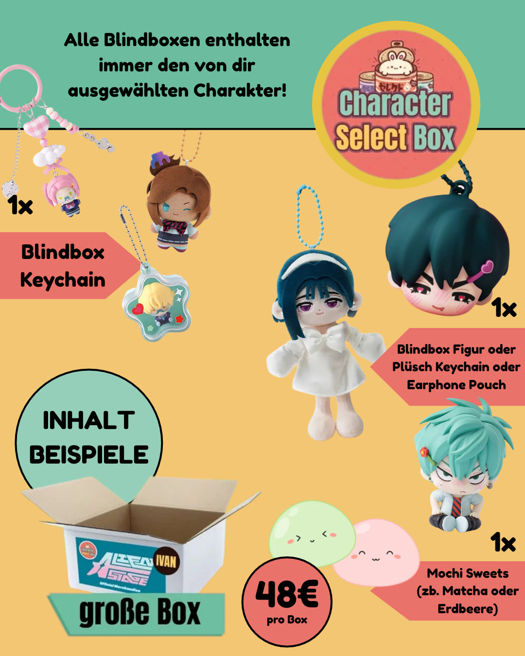 Alien Stage Character Select Boxen (Sortiert) BIG BOX