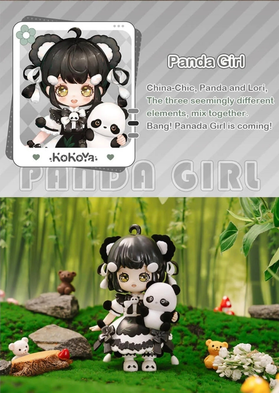 KOKOYA Encounter Poetry Panda Girl Blindbox Land