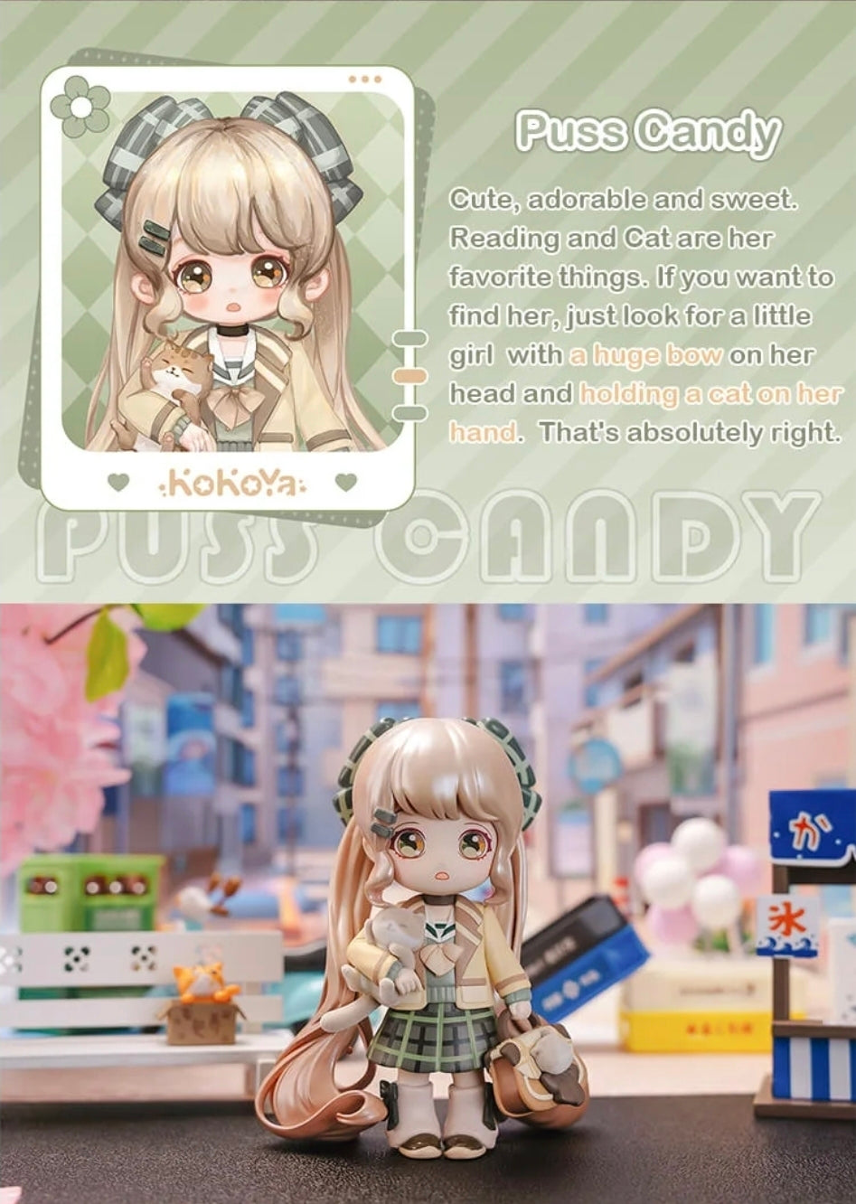 KOKOYA Encounter Poetry Puss Candy Blindbox Land