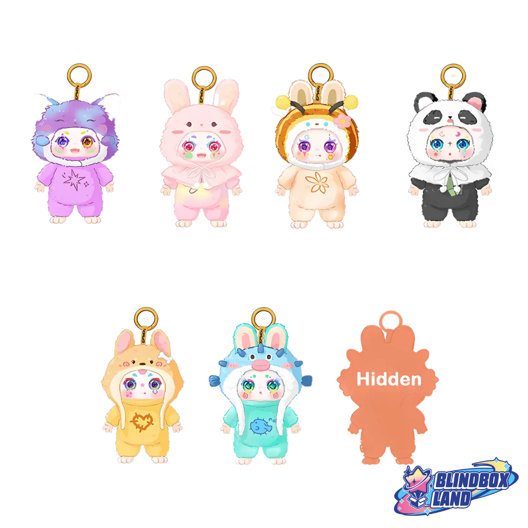 Kimmon MiMON's Wilderness Dream Plush Keyring Front All Blindbox Land