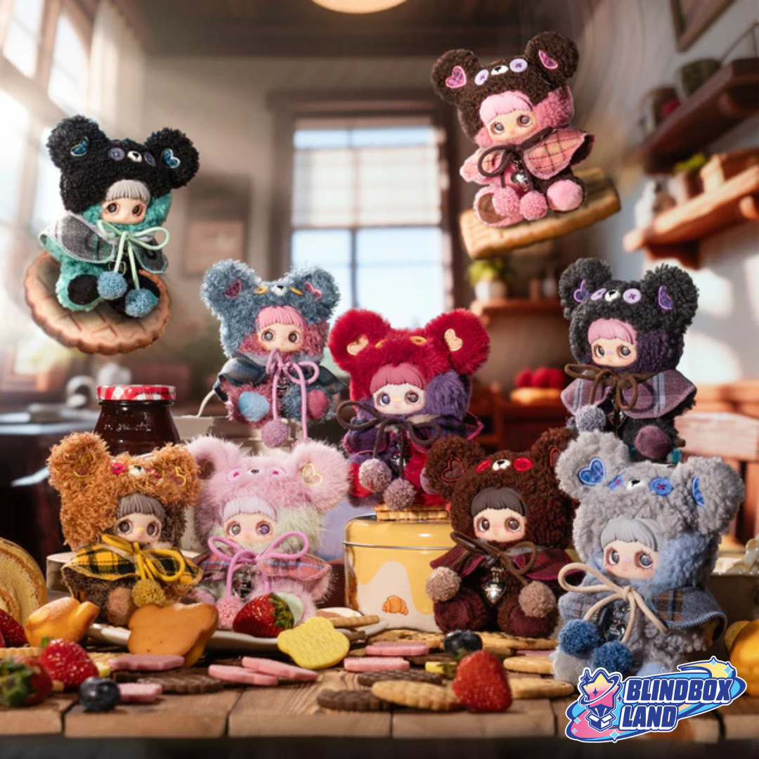 Maymei Tiny Bear Cookie Plush Keyring Blindbox Land