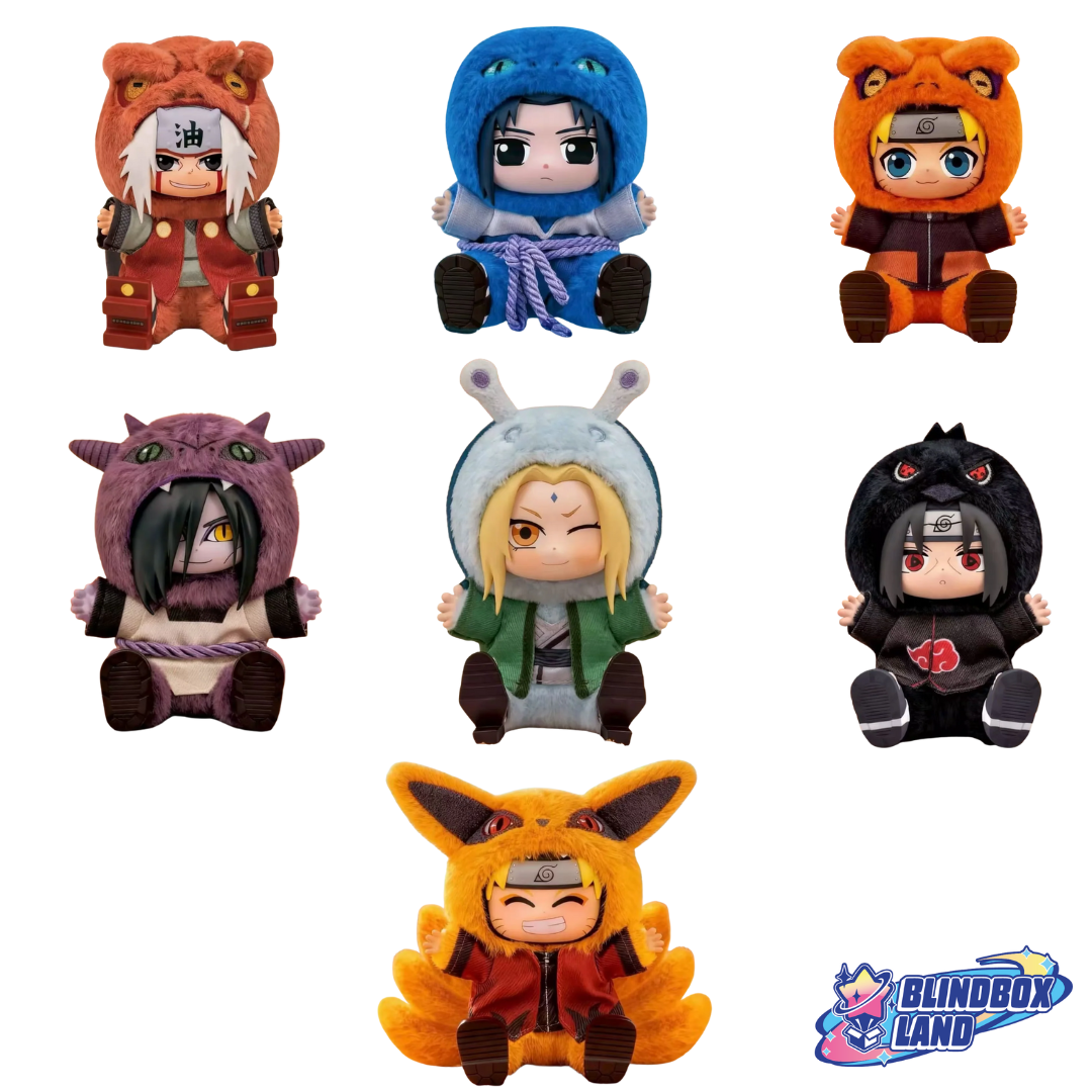 Naruto Beast Party Plush Keyring Serie 2 Blindbox Land