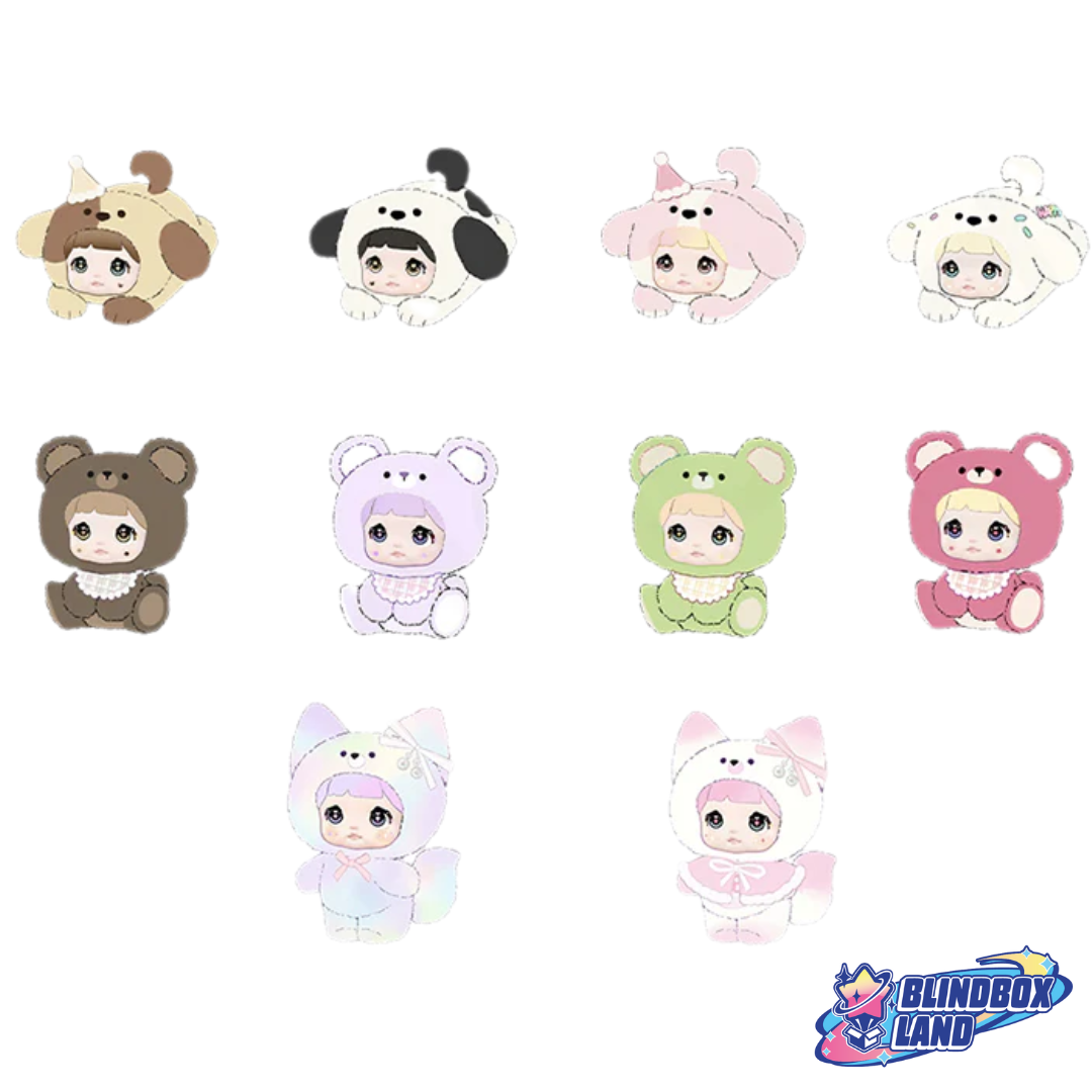 Nommi Baby Plush Keyring All Characters Blindbox Land