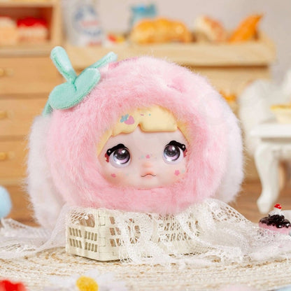 Nommi Glutinous Rice 100% Sweetness Plush Keyring Series Strawberry Marshmallow Blindbox Land