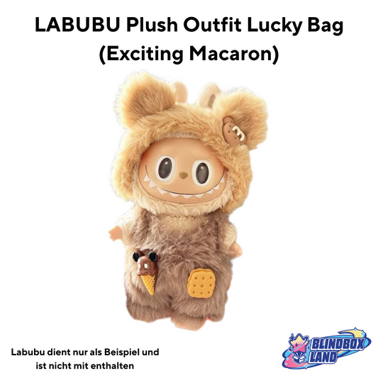Labubu Plush Outfit Lucky Bag (Exciting Macaron)