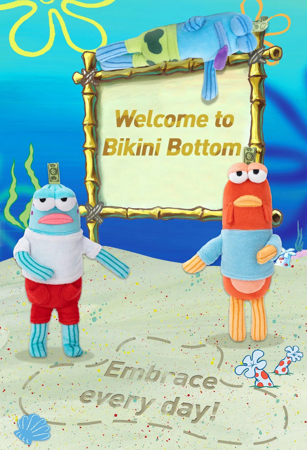 POPMART Bikini Bottom Buddies Whimsical Plüsch Anhänger Blinboxland