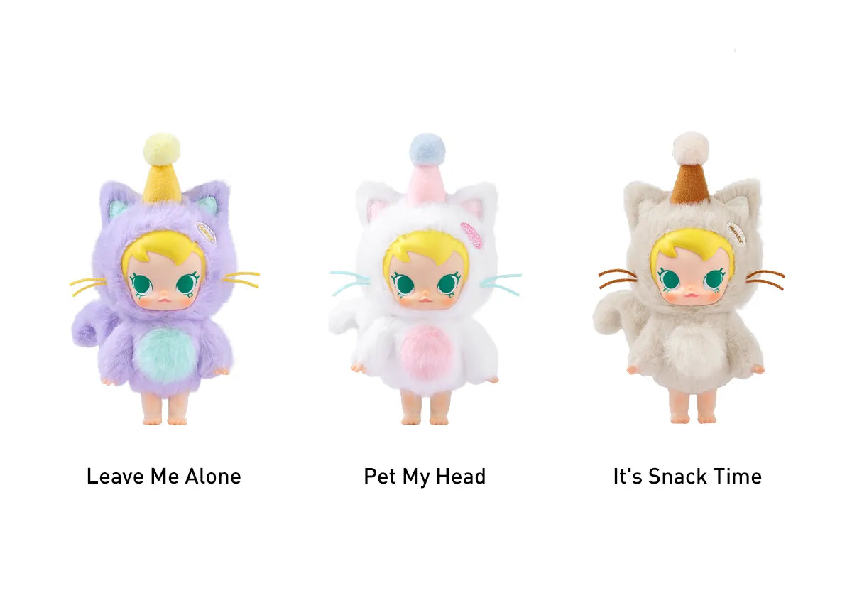POP MART Baby Molly Pockt Friends Series Leave Me Alone Pet My Head It's Snack Time Blindbox Land