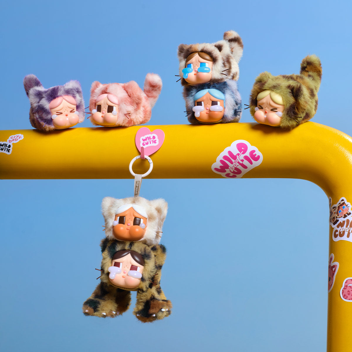 POP MART CRYBABY Wild but Cute Series Product Show All Blindbox Land