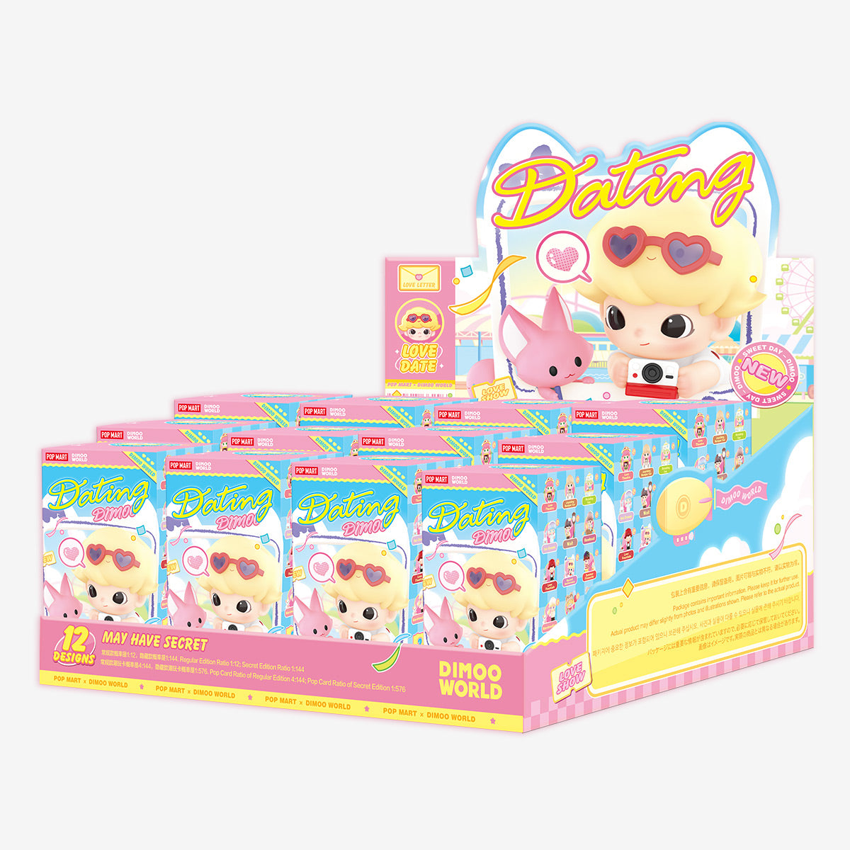 POP MART Dimoo Dating Display Blindbox Land
