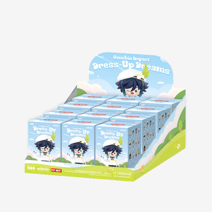 POP MART Genshin Impact Dress Up Dreams Themed Chibi Display Blindbox Land