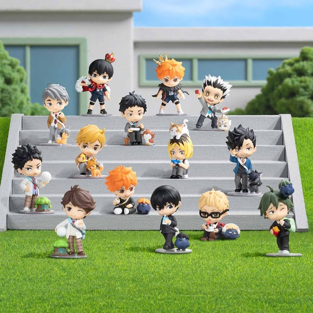 POP MART Haikyu!! Off Court Vibes Figure Alle Charaktere Blindbox Land
