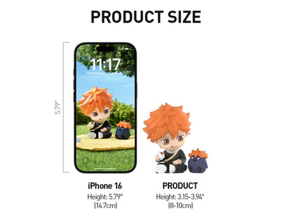 POP MART Haikyu!! Off Court Vibes Figure produkt Größe Blindbox Land