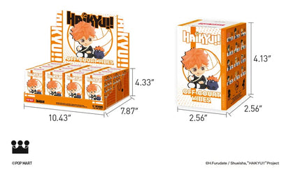 POP MART Haikyu!! Off Court Vibes Figure Produkt Größen Box/Display Blindbox Land