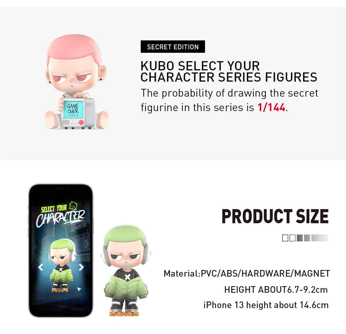 POP MART Kubo Select Your Character Secret Blindbox Land