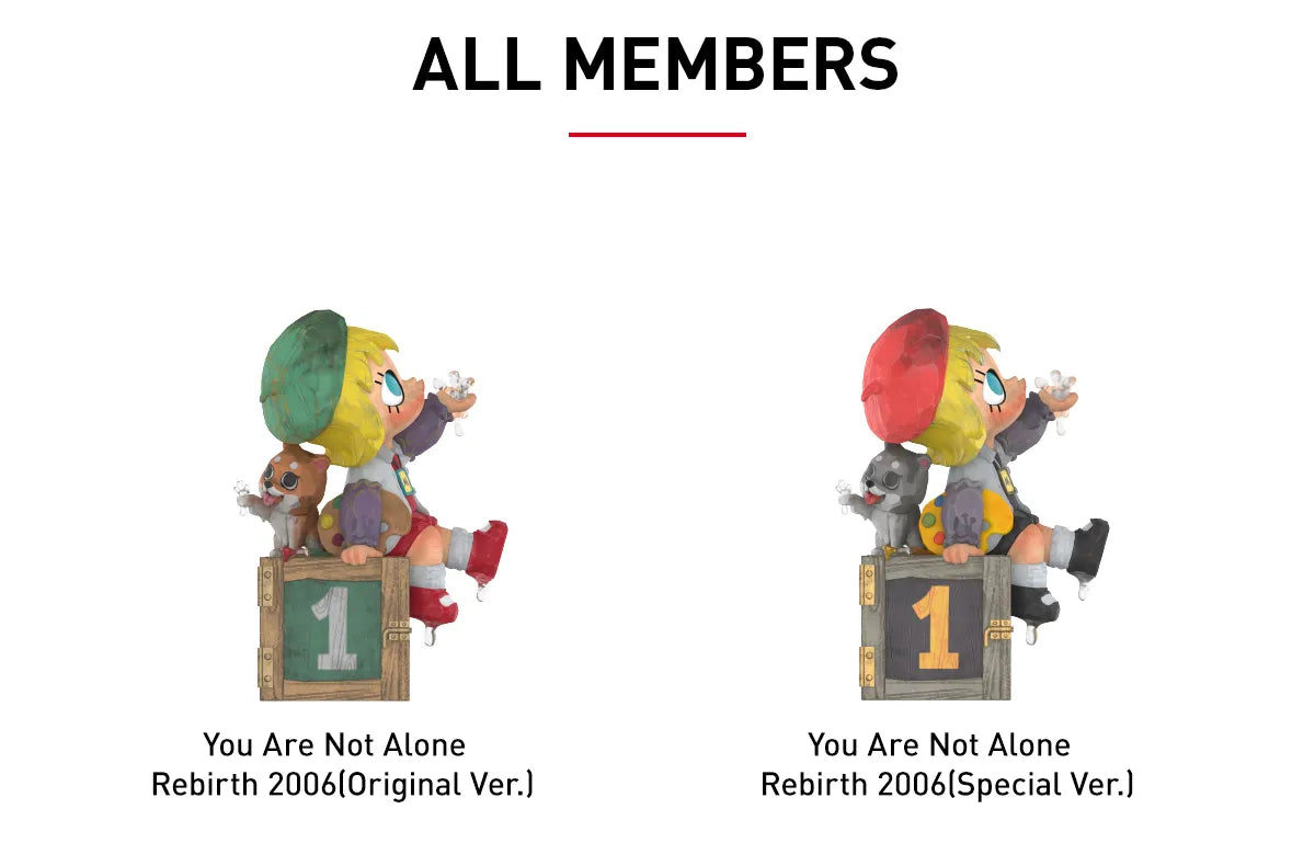 POP MART MOLLY Anniversary Statues Classical Retro all members 1 Blindbox Land