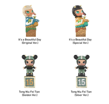 POP MART MOLLY Anniversary Statues Classical Retro all members 3 Blindbox Land