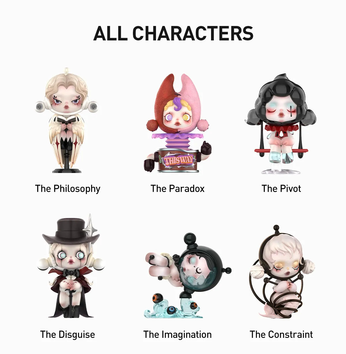 POP MART Skullpanda Image Of Reality All Characters Blindbox Land