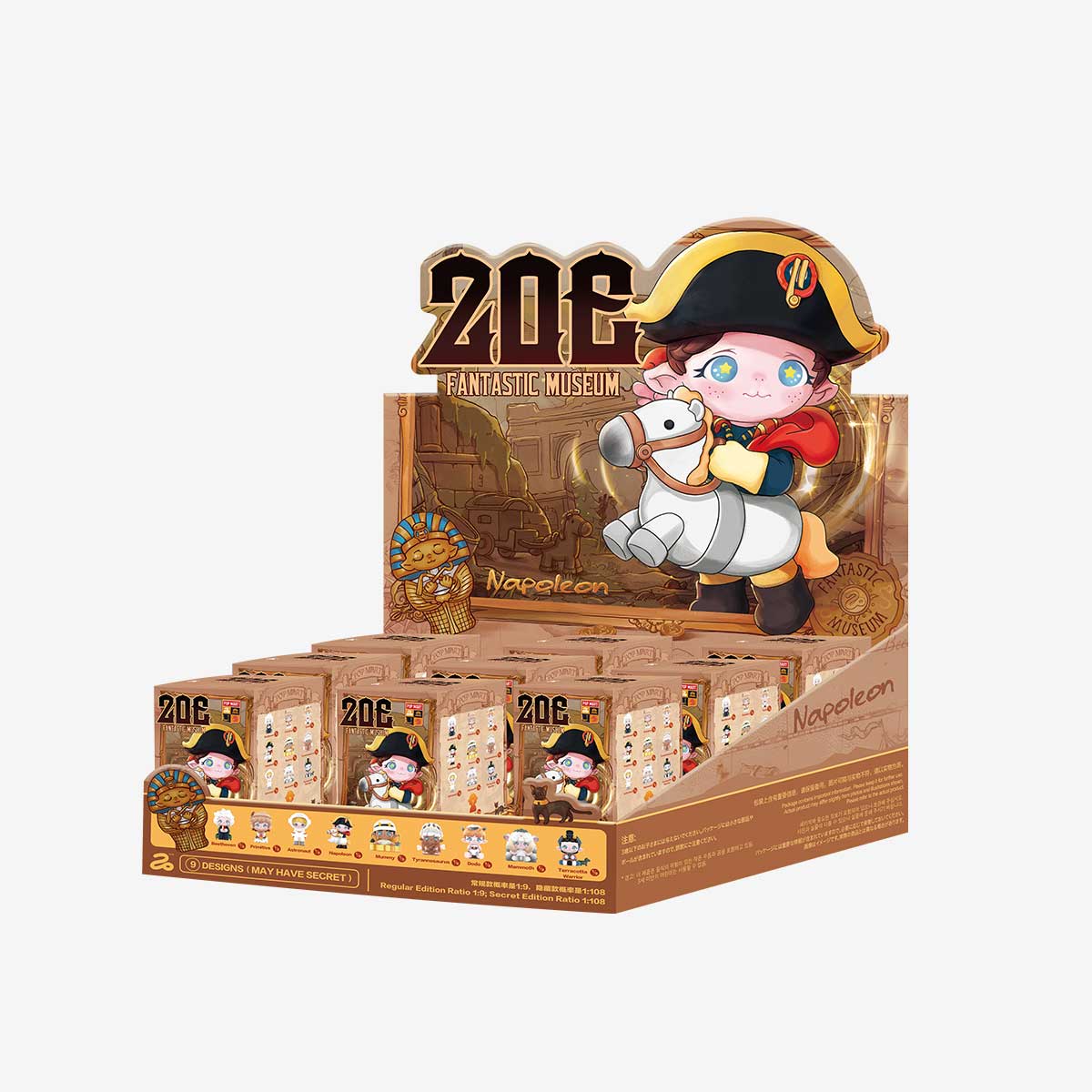 POP MART Zoe Fantastic Museum Display Blindbox Land