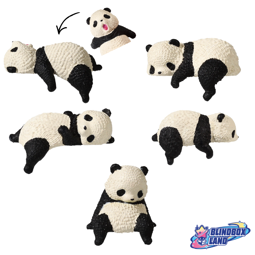 Panda Chilling Mini Figure Series Blindbox Land