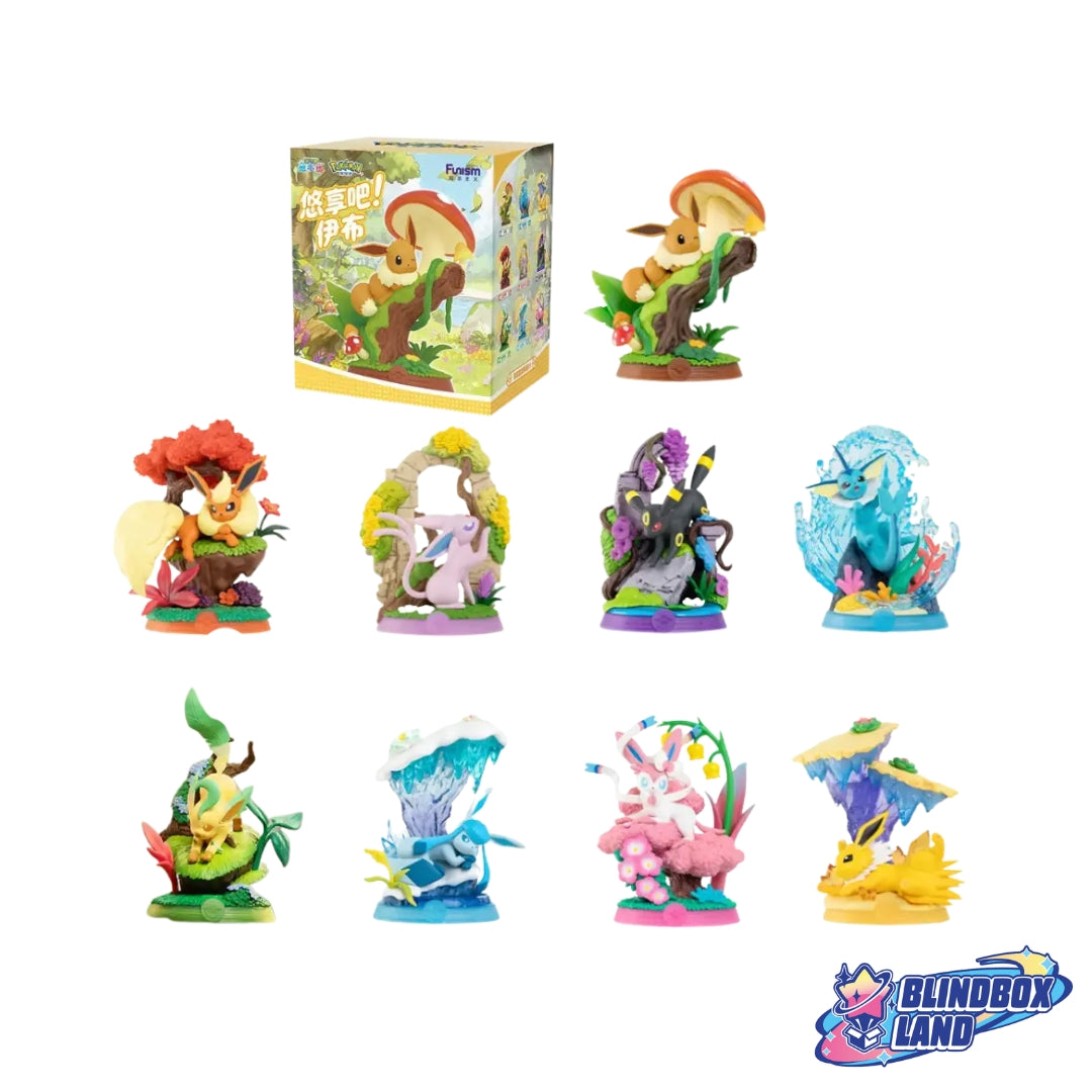 Pokemon Funism Evoli Adventure Vol. 3 Alle Eevee Entwicklungen Blindbox Land