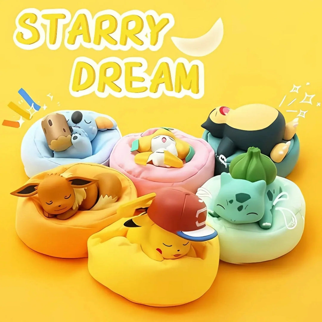 Pokemon Starry Dream Figure Alle mit Slogan Produkt Show Blindbox Land