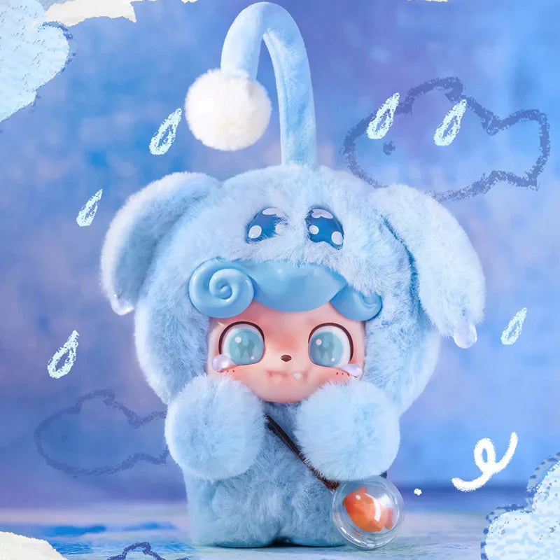 Q.Kid Emotional Hairy Monsters Series Plush Blind Box Blindboxland Anhänger Plüsch Fisch