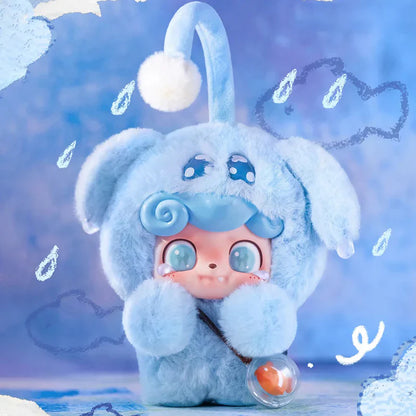 Q.Kid Emotional Hairy Monsters Series Plush Blind Box Blindboxland Anhänger Plüsch Fisch