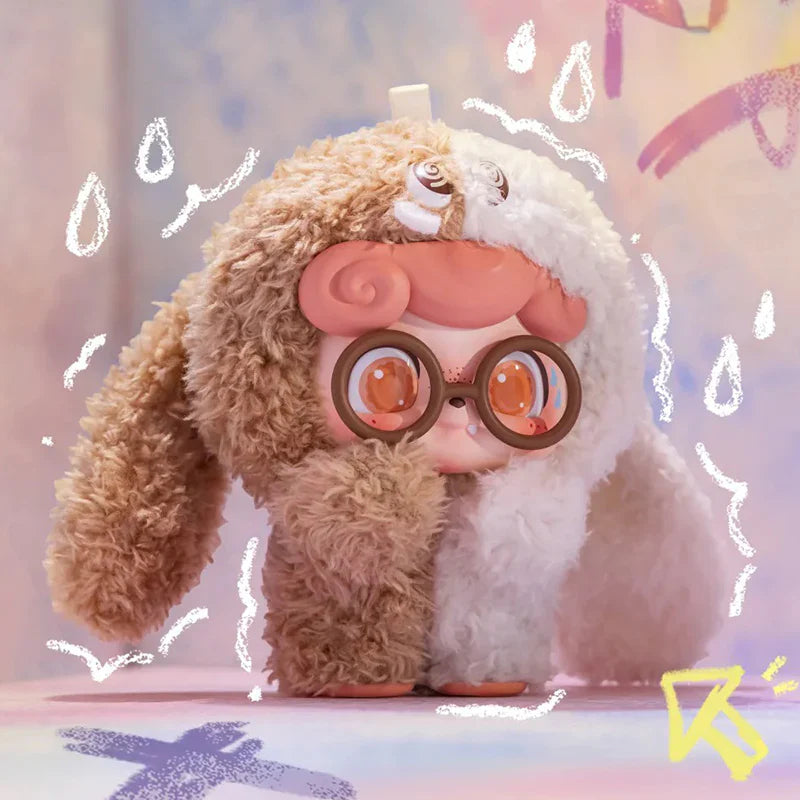 Q.Kid Emotional Hairy Monsters Series Plüsch Blind Box Blindboxland Hund