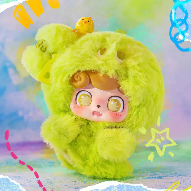 Q.Kid Emotional Hairy Monsters Series Plush Blind Box Blindboxland Vogel