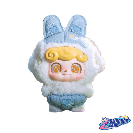 Q.Kid Fairy Tales Plush Keyring Blauer Hase Blindbox Land