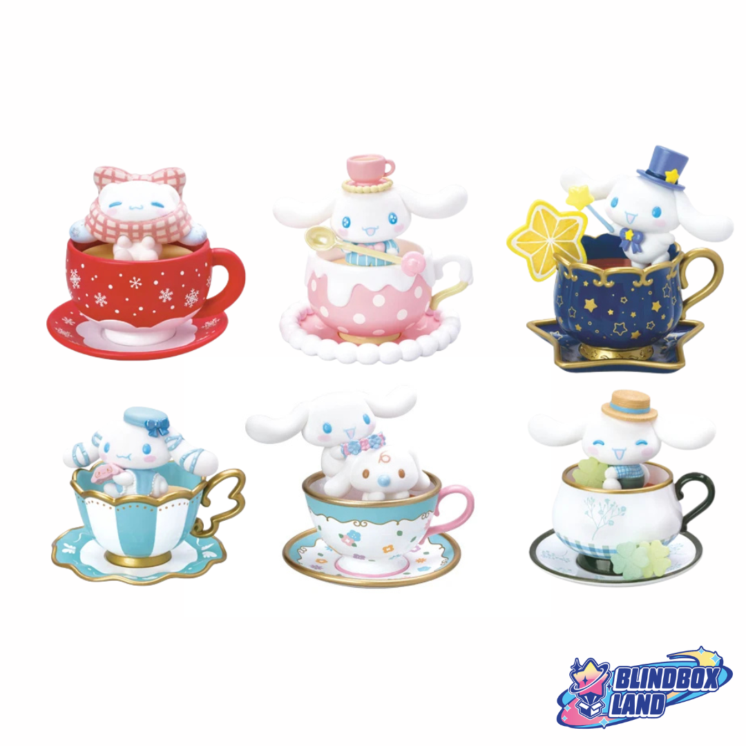 RE MENT Sanrio Cinnamoroll Fluffy Cafe Time Blindbox Alle Blindbox Land