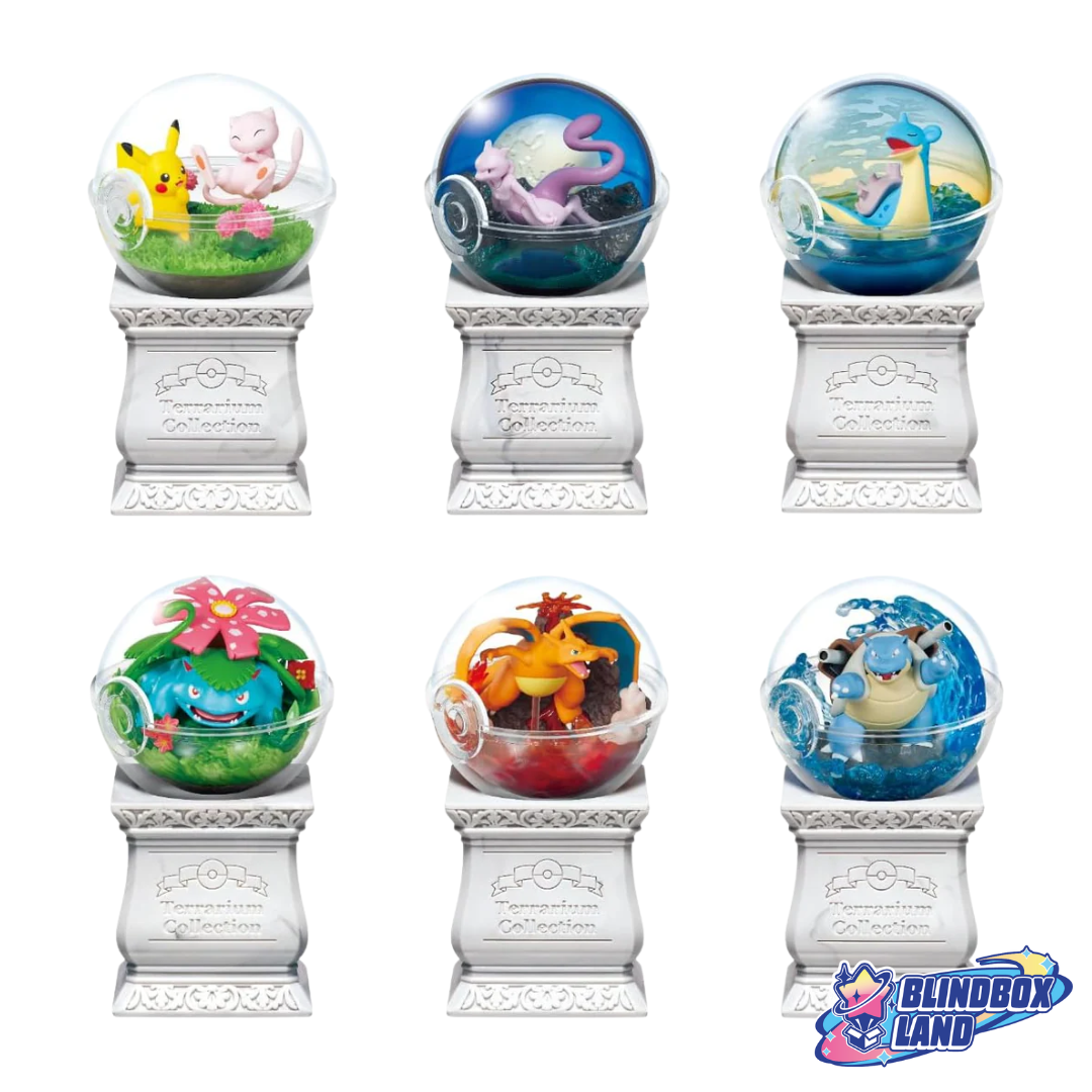 Re-Ment Pokemon Terrarium Collection 15 all members Blindbox Land