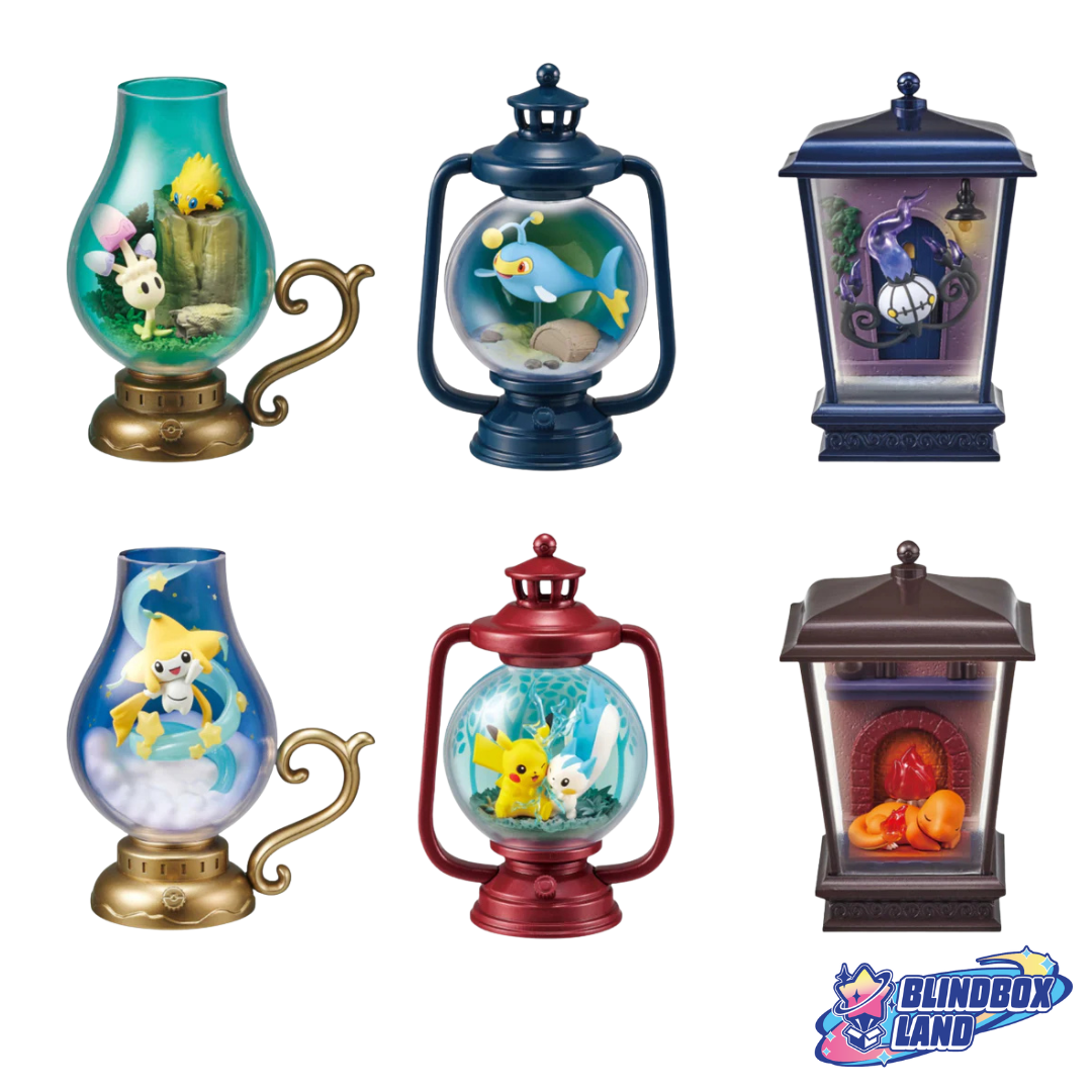 Re Ment Pokemon Lantern Diorama All Characters Blindbox Land