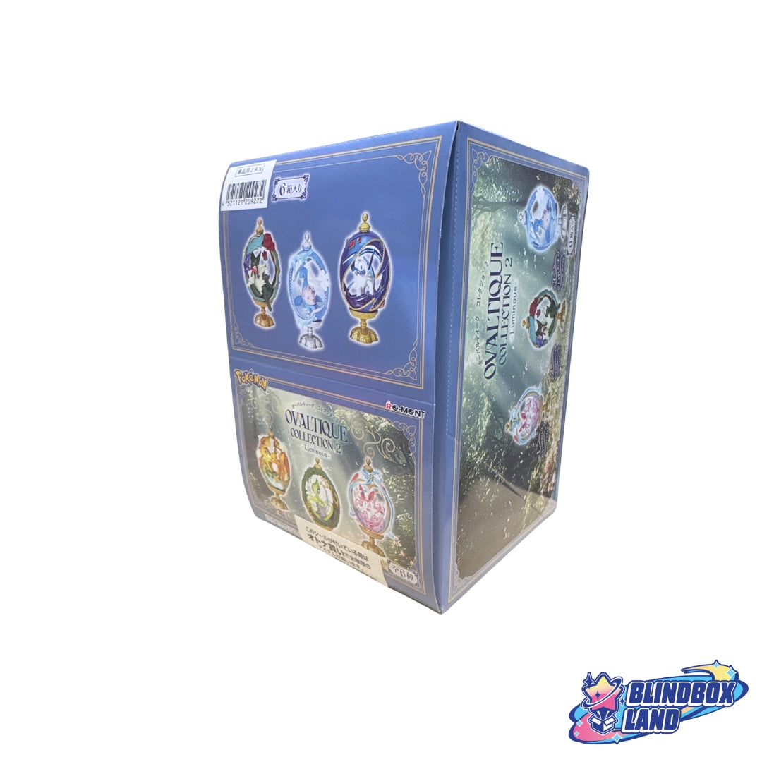 Re Ment Pokemon Ovaltique Collection 2 (Luminous) Series Display