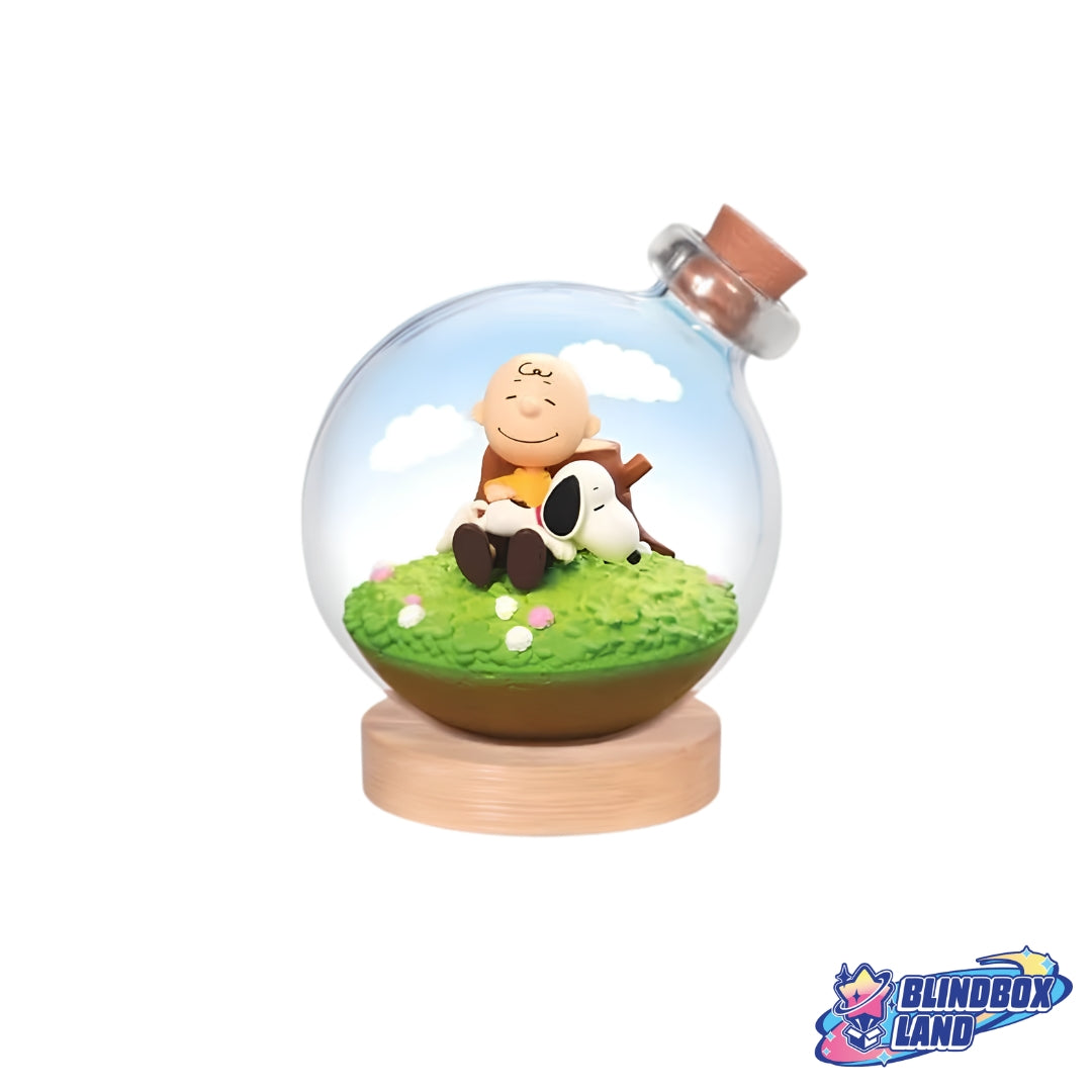 Re Ment Snoopy Time Terrarium Collection Blindbox Land