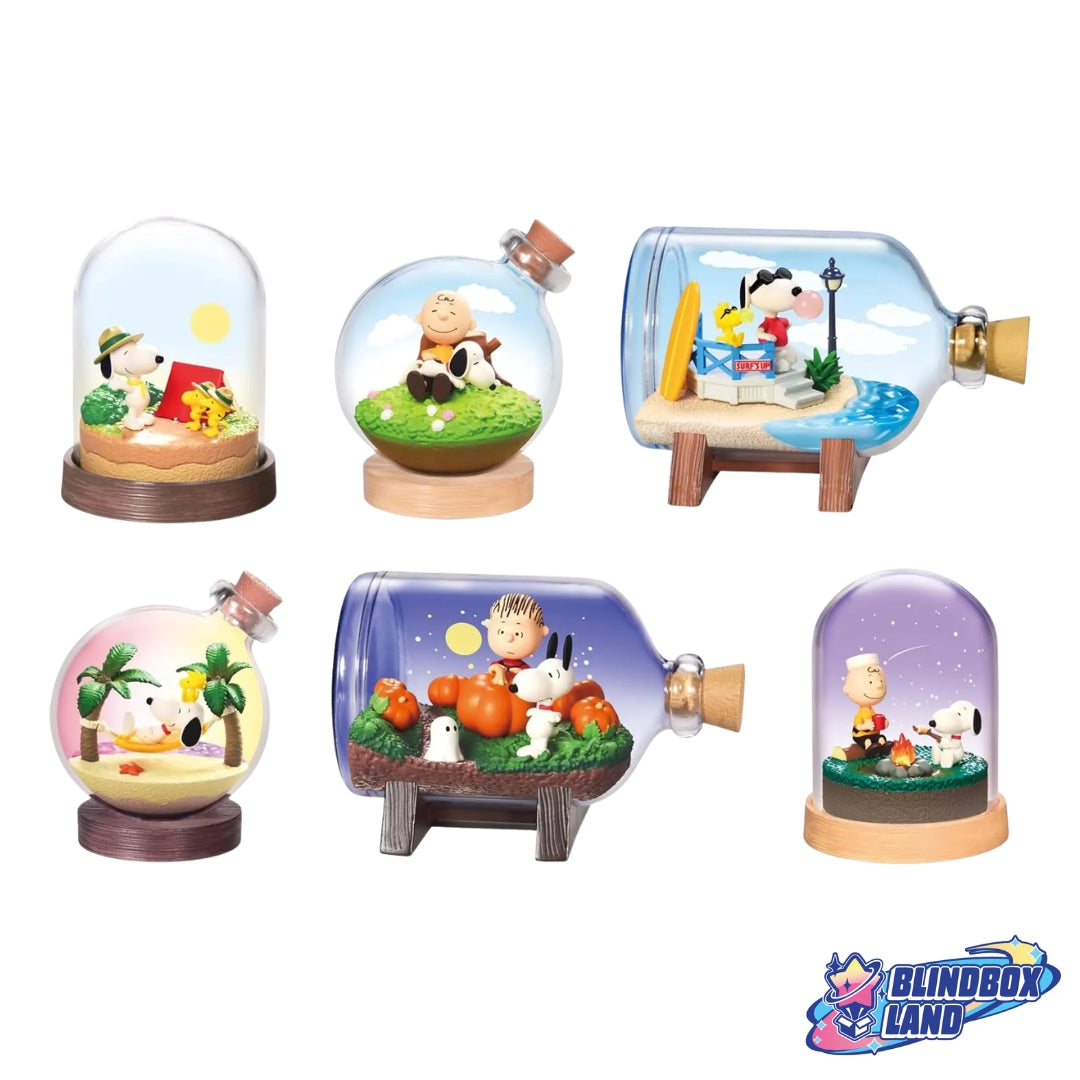 Re Ment Snoopy Time Terrarium Collection Alle Designs Blindbox Land