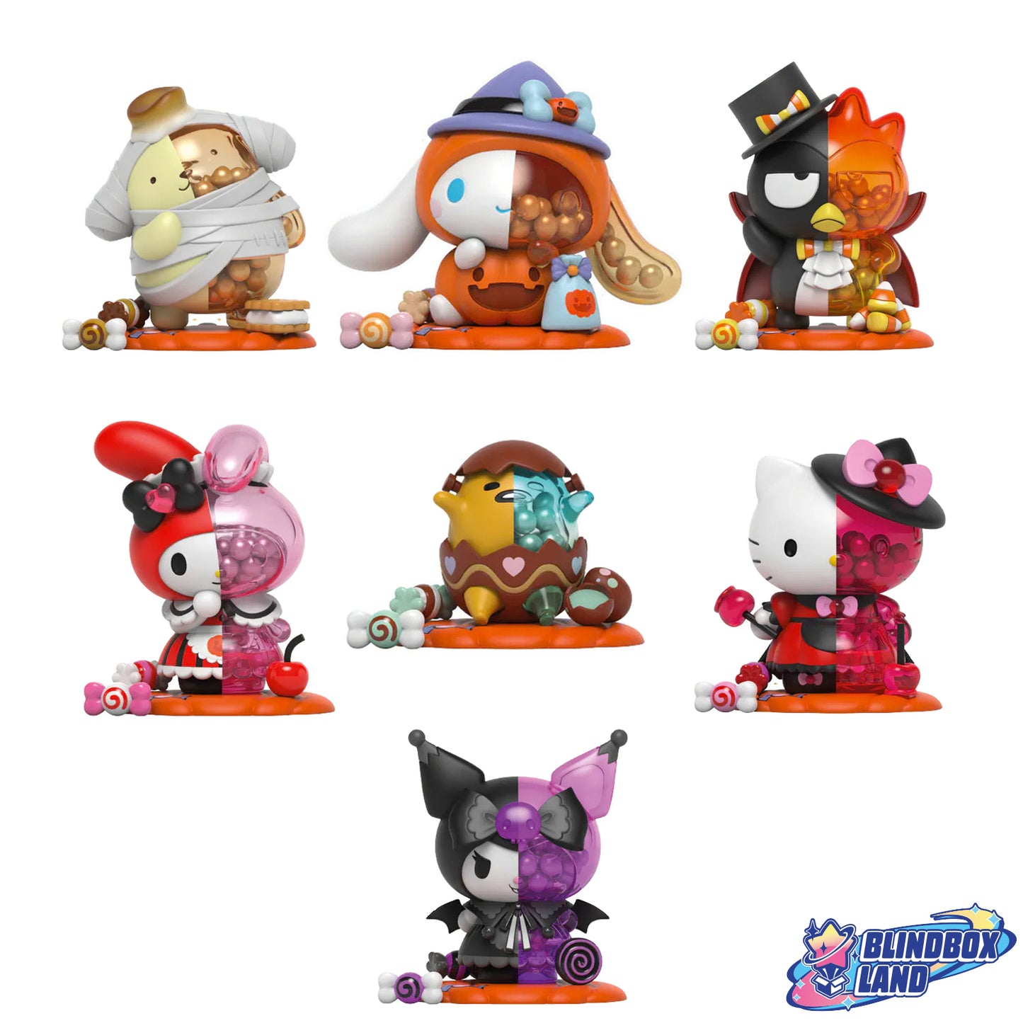 SANRIO Characters Kandy Spooky Fun Mighty Jaxx Blindbox Land