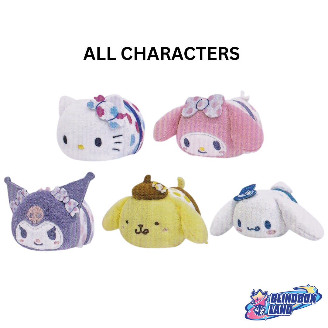 SANRIO Characters Milky Plush Keyring All Characters  Blindbox Land